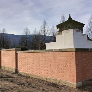 Oprava hřbitovní zdi – III. etapa