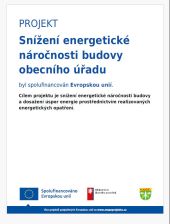 Č.P. 151 Snížení energetické náročnosti budovy
