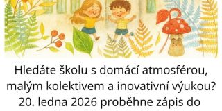 Zápis do 1. třídy proběhne 20.1. od 15h v prostorách Besedy