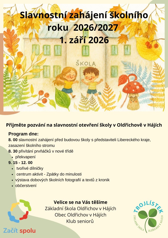 Slavnostní zahájení školního roku 2026/2027