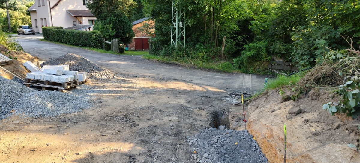 Odvodnění MK pod viaduktem